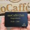 moCaffé Club - Mitgliederkarte