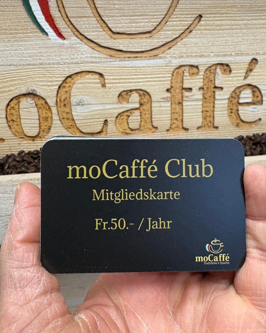 moCaffé Club - Mitgliederkarte